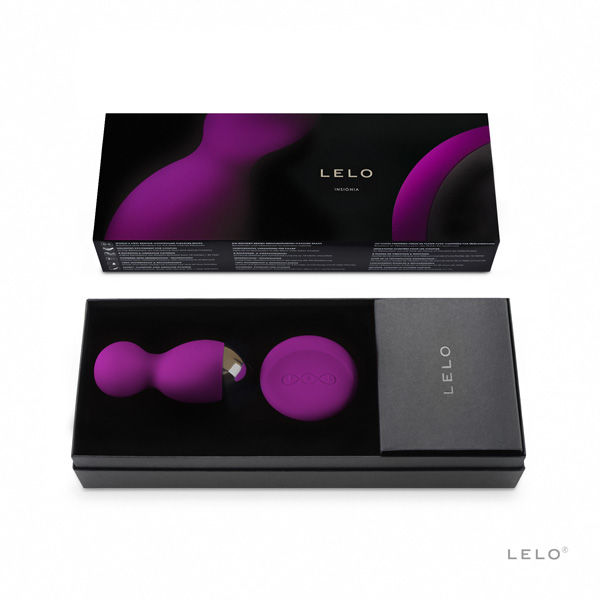 Lelo Hula Beads Deep Rose - Pleasure Beads with Rotation and Vibration, Dimensions 98 x 38 x 37 mm, Rechargeable, Wireless Remote Control