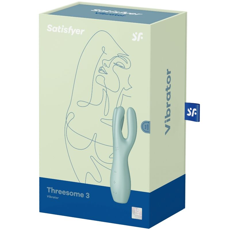 Satisfyer Vibrator- Threesome 3 Vibrator Mint