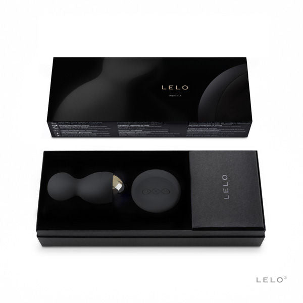 Lelo Hula Beads Black - Pleasure Beads with Remote Control, Vibrating and Rotating, Dimensions 98 x 38 x 37 mm