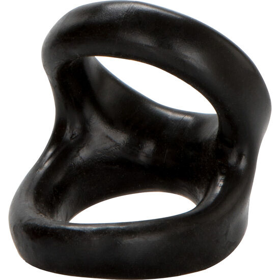 California Exotics - Colt Snug Tugger Penis and Testicle Ring in Black from Soft TPR