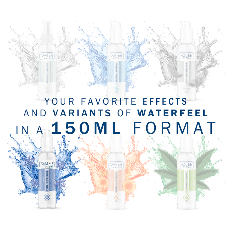 Waterfeel - Lubricant With Cold Effect 150 Ml, Odorless, Transparent, Suitable for Oral Sex and Sex Toys