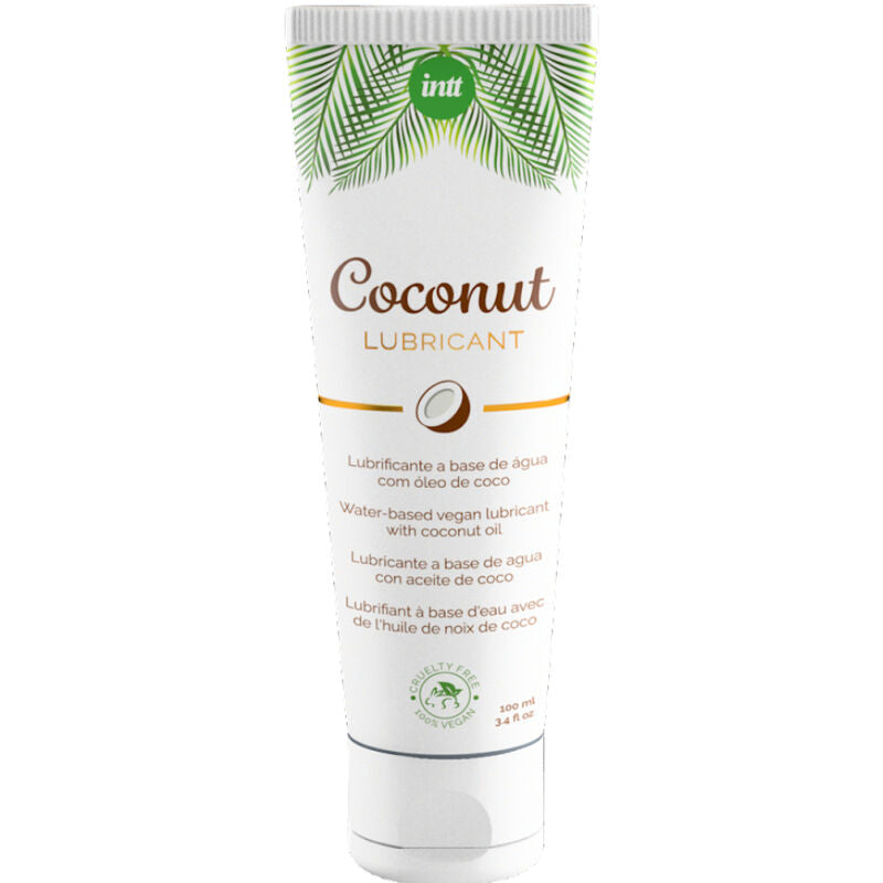 Intt Vegan Line - Water-Based Vegan Lubricant With Intense Coconut Flavor, 100 ml.