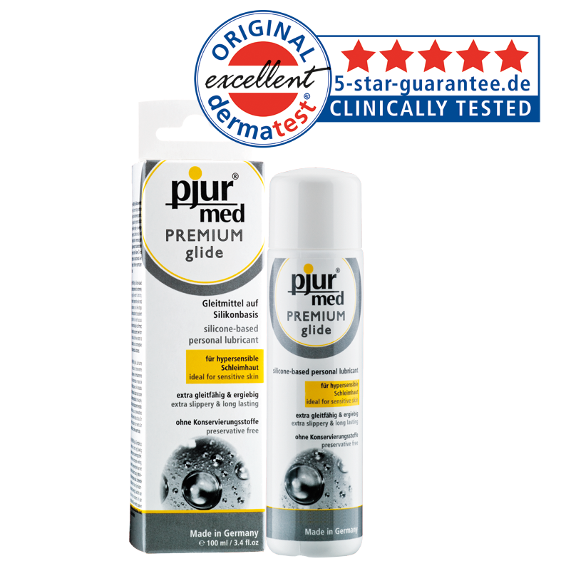 Pjur - Lubricant Premium Glide Sensitive Mucosa 100 Ml, Long Lasting Lubrication, Preservative Free