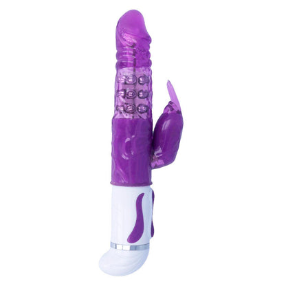 Intense Purple Rabbit Guppy Vibrator, 12 Vibration Modes and 4 Rotation Modes, Intense Couples Toys