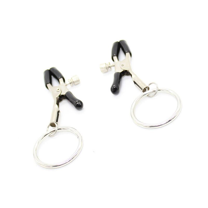 Ohmama Fetish - Metal Nipple Clamps with Nickel Free Rings