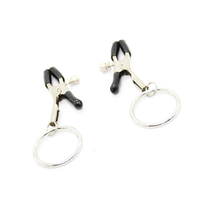 Ohmama Fetish - Metal Nipple Clamps with Nickel Free Rings