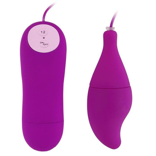 Baile Stimulating - Vibrator with 12 Vibration Functions Pleasure Shell12 Purple, Water Resistant