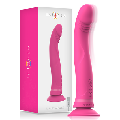 Intense Fun-Intenseô Michelangelo Dildo Vibrator Silicone Pink