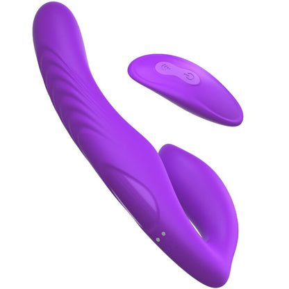 Fantasy For Her-  Vibrator Cu Dublă Penetrare Cu Telecomandă 9 Nivele Violet