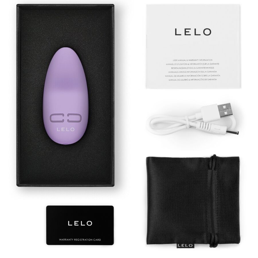 Lelo Lily 3 Personal Massager - Calm Lavender, Rechargeable, 10 Powerful Settings, Water Resistant