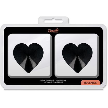 Coquette Accessories- Chic Desire Black Hearts Black Hearts Acoperă Sfârcurile