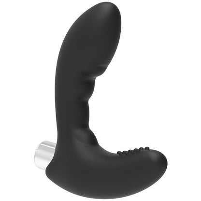 Addicted Toys Rechargeable Prostate Vibrator Model 4 - Black, 10 Vibration Modes, 100% Medical Silicone