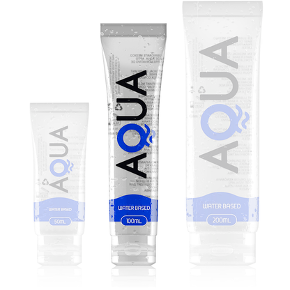 Aqua Quality - Water Based Lubricant, Neutral in Taste, 100 ml, Dermatologically Tested, CE Brand, Fragrance Free