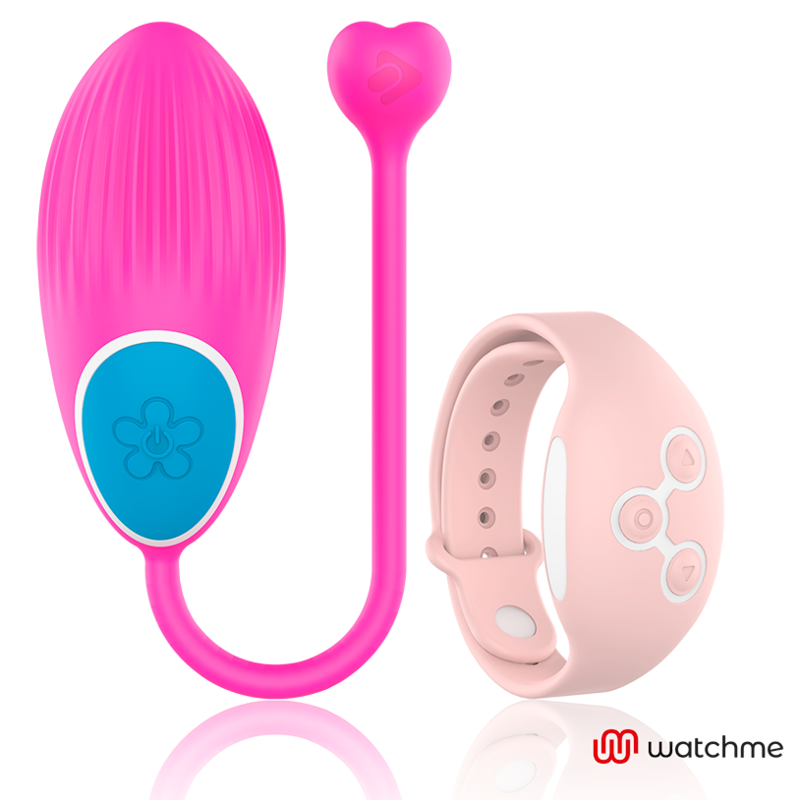 Wearwatch - Fuchsia / Pink Remote Control Egg, Waterproof Vibrator With Watchme Technology