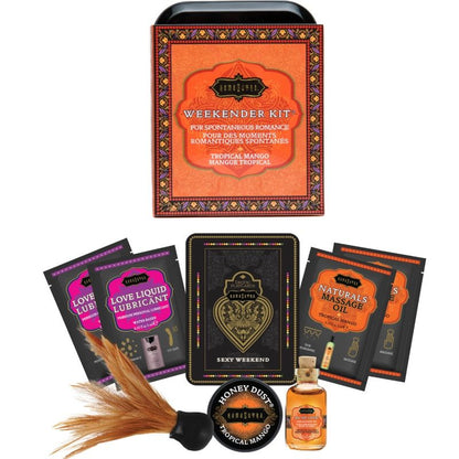 Kamasutra  Cosmetics-  Kit De Cutii De Conserve   Pentru Weekend Tropical Mango