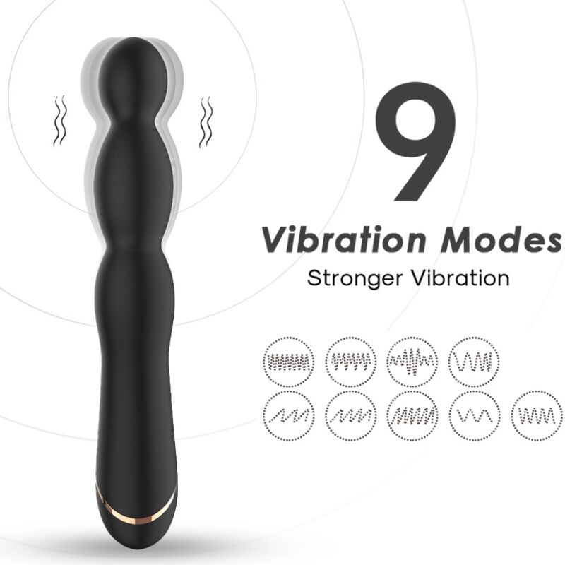 Armony Vibrators- Bambu Vibrator Reglabil Negru