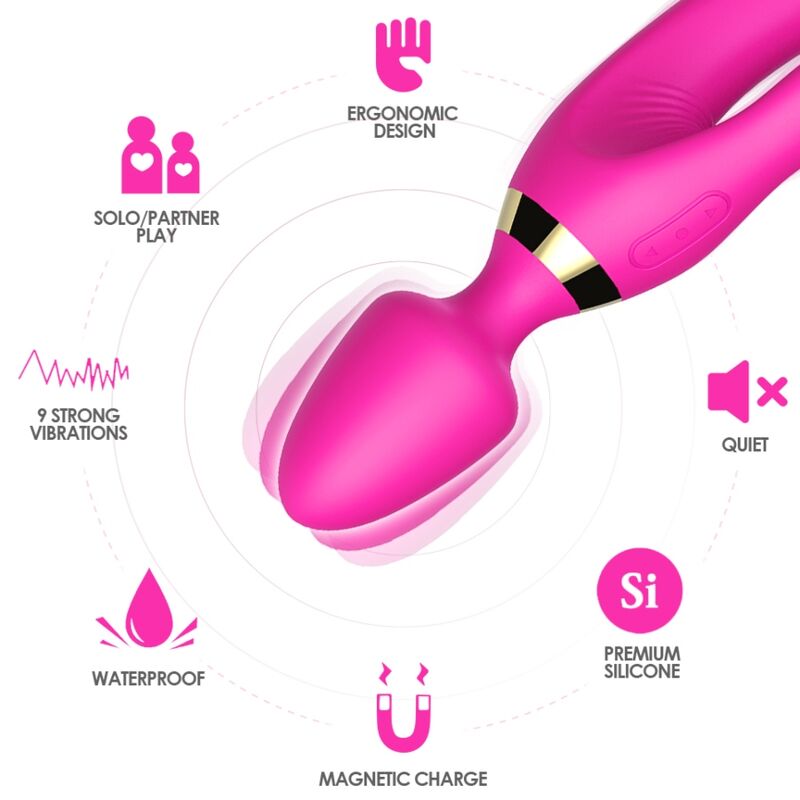 Armony Massagers- Masaj & Vibrator Iepure Fuchsia