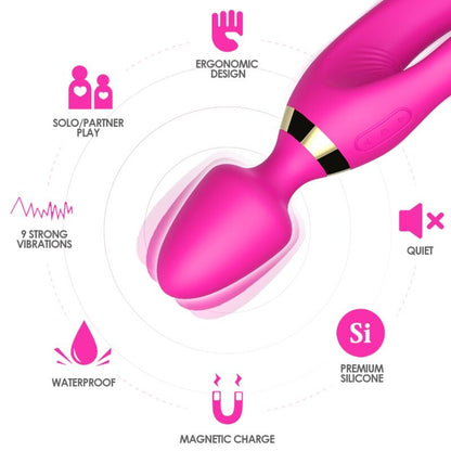 Armony Massagers- Masaj & Vibrator Iepure Fuchsia