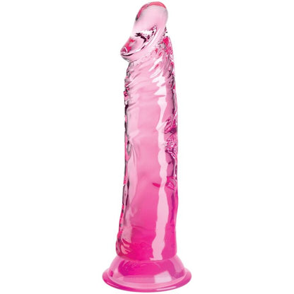 King Cock- Penis Realist Clar 19,7 Cm Roz