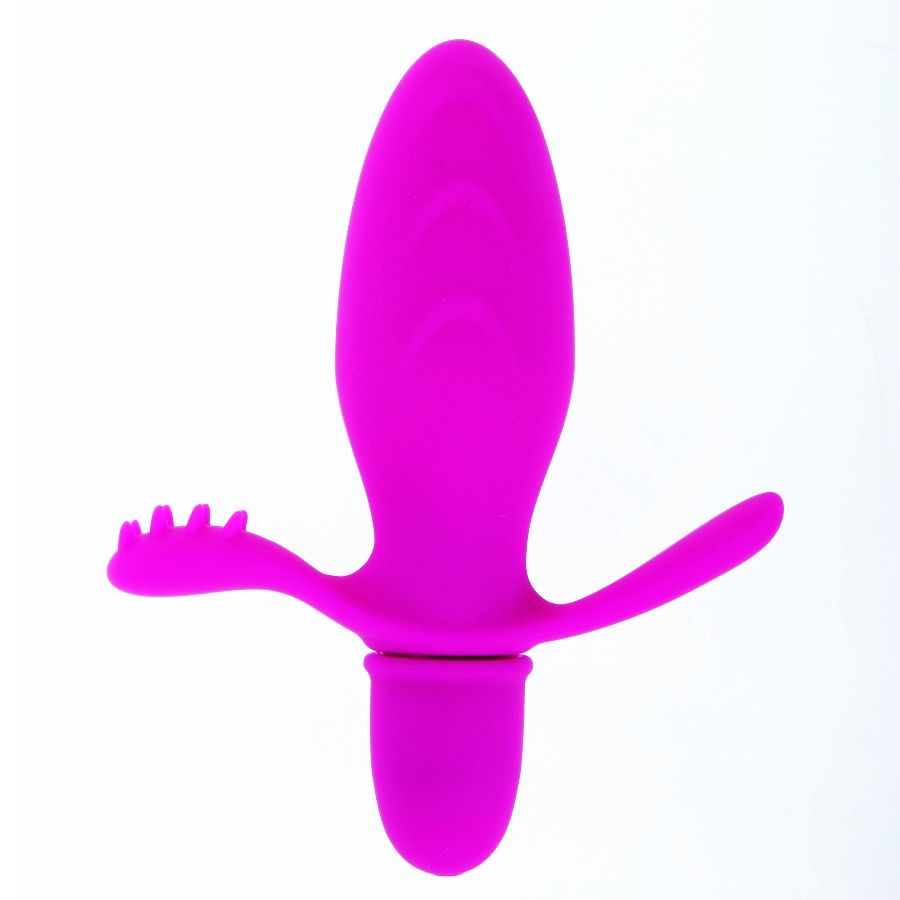 Pretty Love Flirtation - Fitch Vibrator with 10 Vibration Modes and Clitoral Stimulation, Silicone, Purple