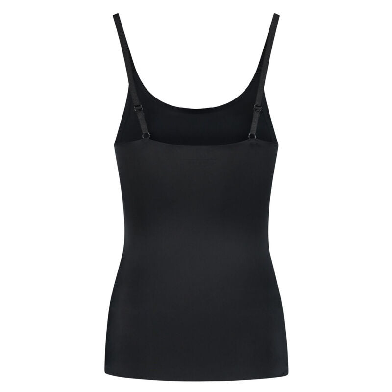 Bye Bra - Light Control Invisible Tank Top - Black L - Shapewear