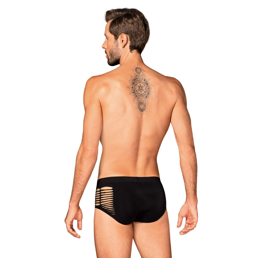 Obsessive Men - M101 Briefs - Black - S/M/L - Men's Underwear