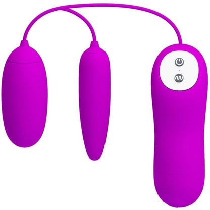 Pretty Love Flirtation - Two Egg Vibrator, 12 Vibration Functions, USB Rechargeable