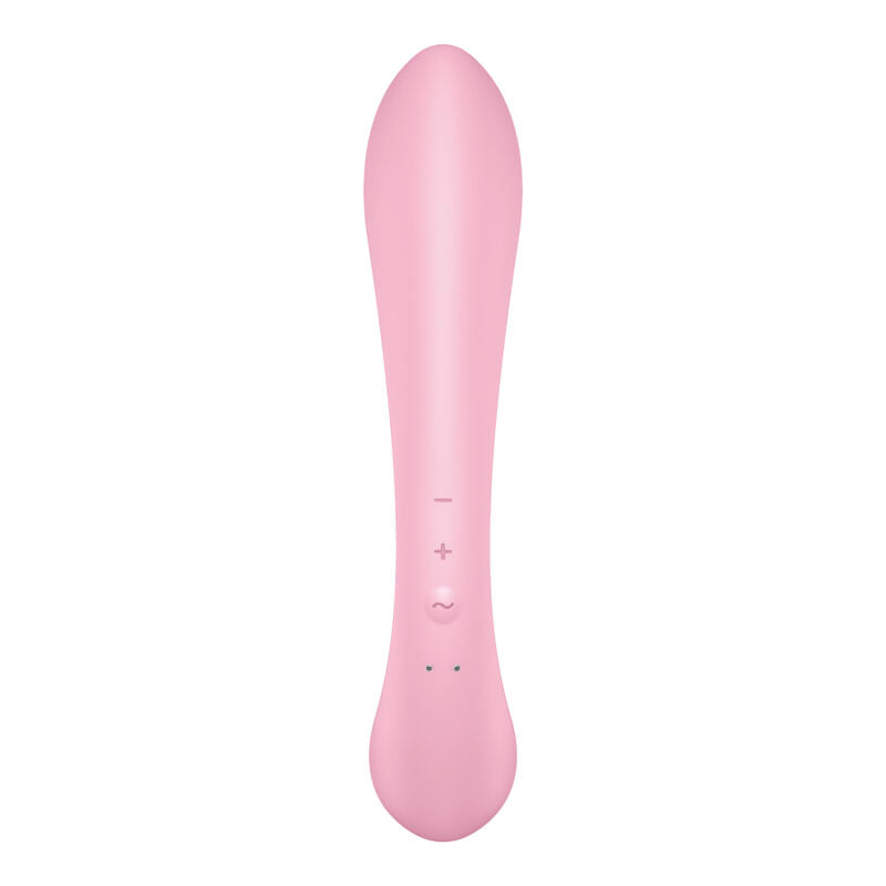 Satisfyer Vibrator- Triplu Oh Hibrid Vibrație Roz