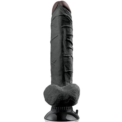 Real Feel Deluxe - No. 7 Black, Realistic Vibrator with Suction Cup and Powerful Vibrations, Waterproof