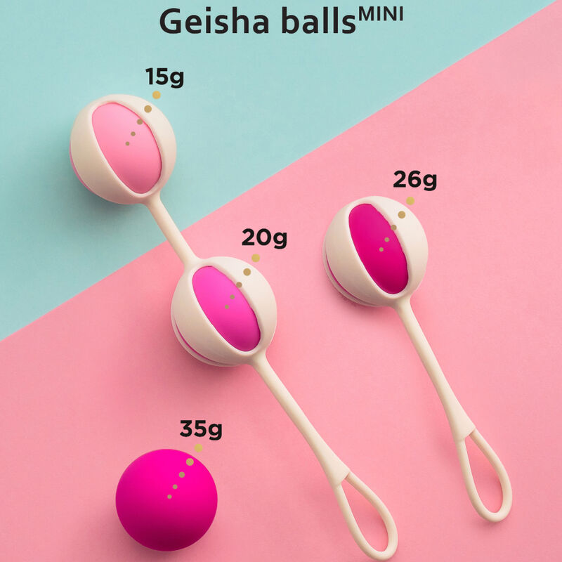 G-Vibe-Gvibe Set 4 Bile Gheișă Mini Zmeură