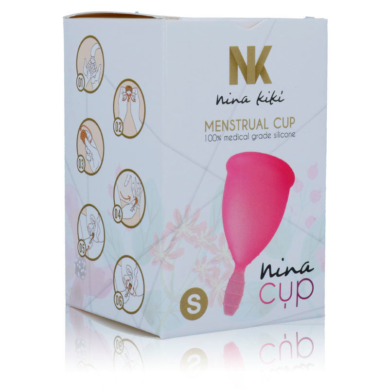 Nina Kikõ-Nina Cup Cupa Menstruală Dimensiune Roz S