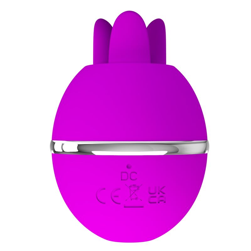 Pretty Love Flirtation- Gemini Minge Violet Rotund Silicon Vibrator