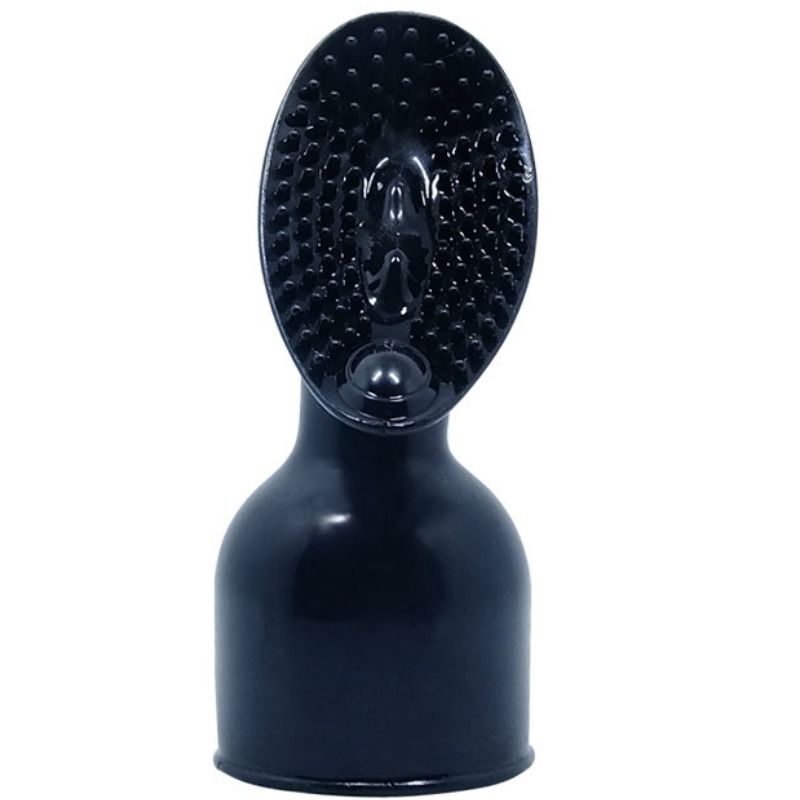 Baile Powerhead - Massage Head With Interchangeable Wand For Clitoris Stimulation, High Quality TPR Material, Color Black