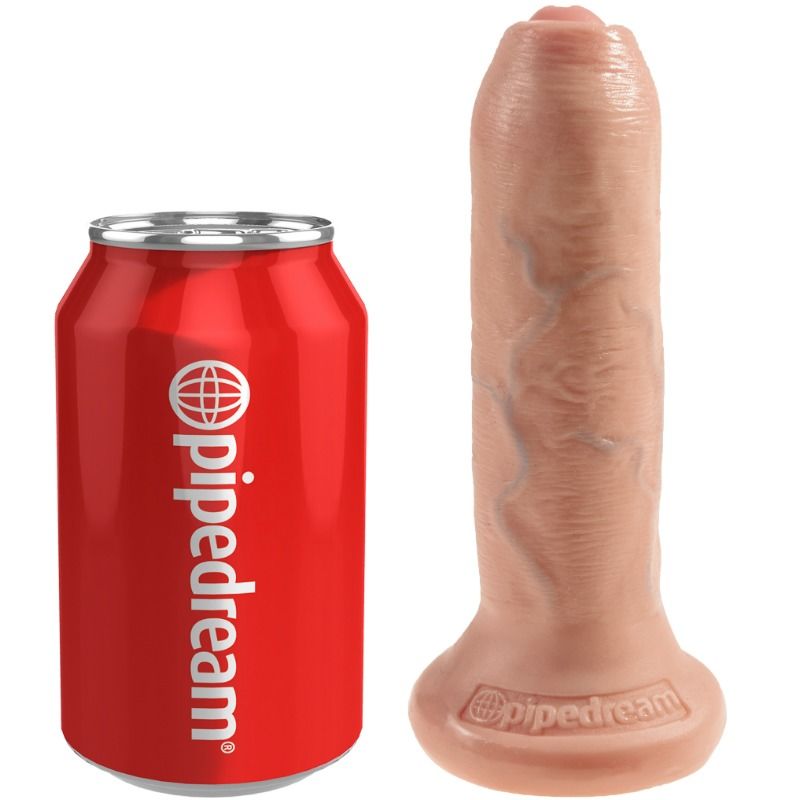 King Cock- Dildo Realist Flesh Netezită 17 Cm