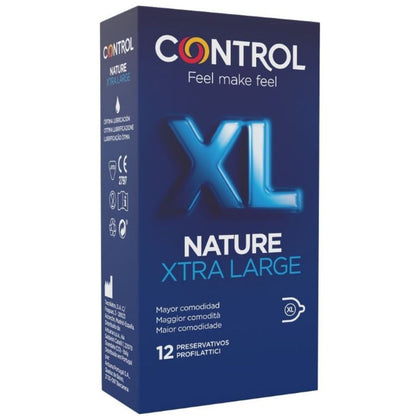 Control Condoms - Adapta Nature XL Transparent Condoms 12 Units