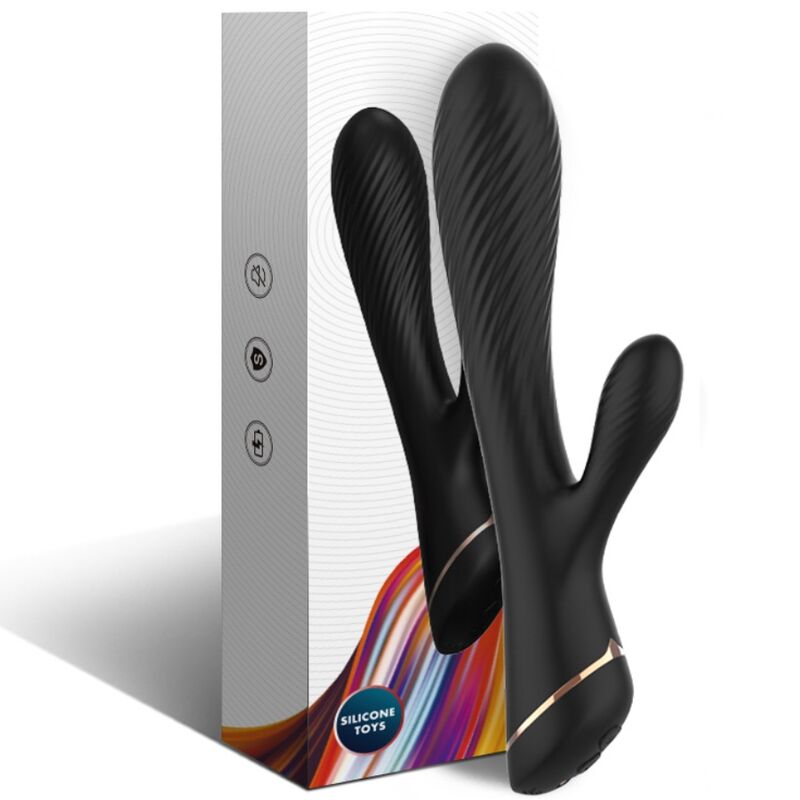 Armony Vibrators- Vibrator Iepure Silicon Negru