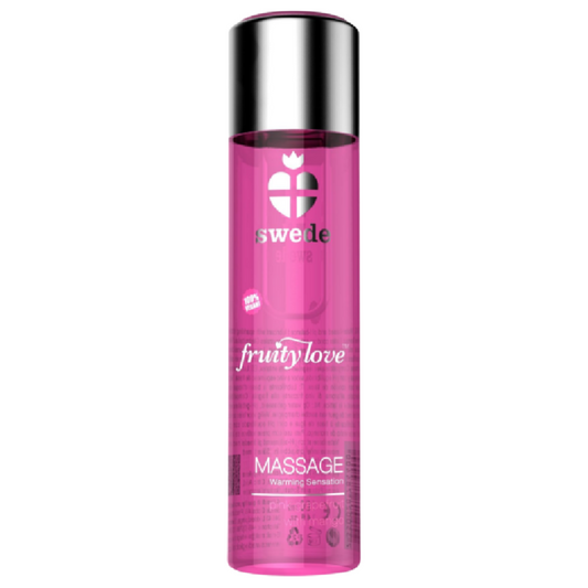 Swede - Fruity Love Grapefruit and Mango Massage Oil with Thermal Effect - 120 ml