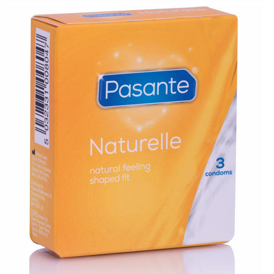 Pasante - Naturelle Condom, Pack of 3 Condoms