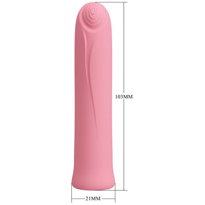 Pretty Love Flirtation- Curtis Mini Super Power Vibrator 12 Vibrații Silicon Roz