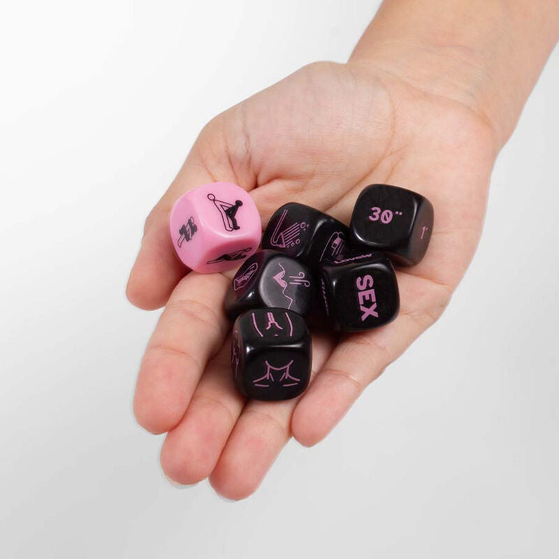 Secretplay 100% Games - Kamasutra Poses and Erotic Actions Dice Set for Couple Games (Es/En/De/Fr/Nl/Pt/It)