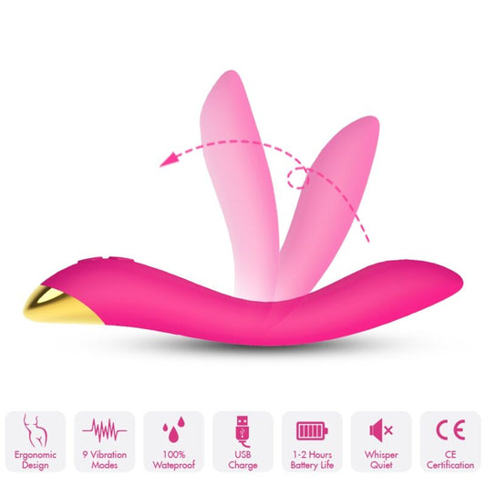 Armony Vibrators- Flamingo Vibrator Multipoziție Fuchsia