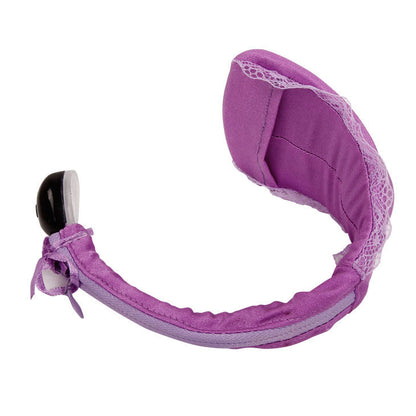 Baile Stimulating Purple Vibrating Thong, 10 Functions, Remote Control, Invisible Erotic Underwear