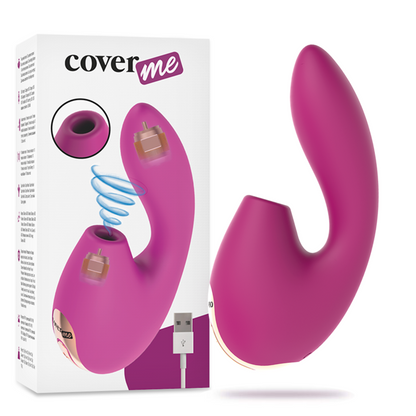 Coverme - Clitoral Suction and G Spot Vibrator With 10 Vibration Modes