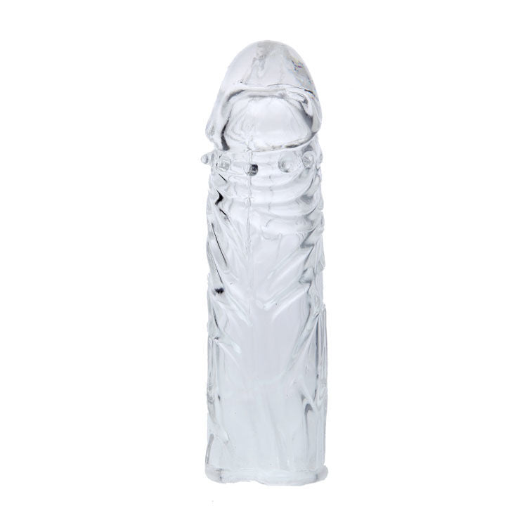 Baile For Him - Realistic Transparent Sleeve for Penis 13 cm