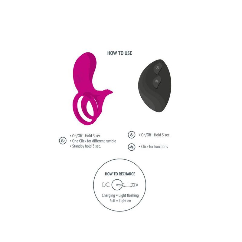 Xocoon - Stimulator Ring For Fuchsia Couples for More Intense Experiences