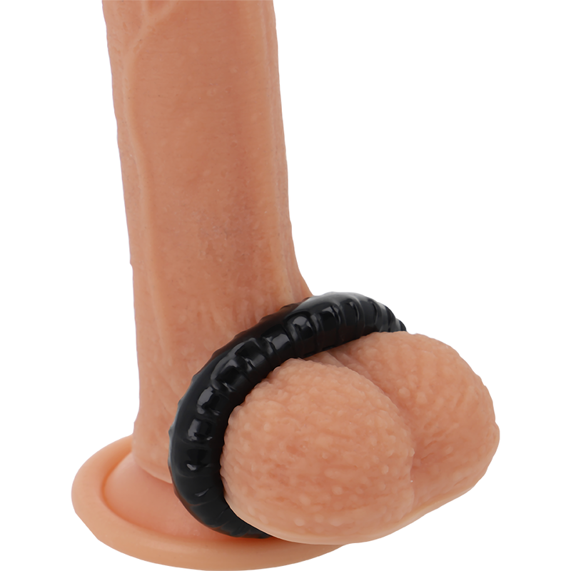 Powering- Inel Pentru Penis Super Flexibil Și Rezistent 4,5 Cm Pr07 Negru