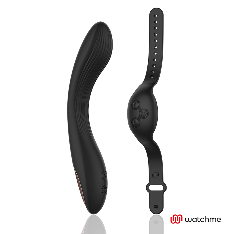 Anne'S Desire - Curve Remote Control Technolog A Watchme Black, G Spot and Clitoris Vibrator, Waterproof, 7 Vibration Modes