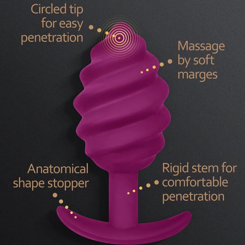 G-Vibe-Vibe  Gplug Twist 2 Purple Dop Anal