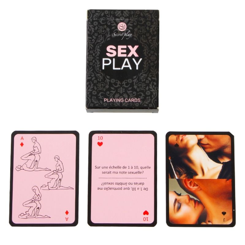 Secretplay - Sex Play Cards - Card Game for Couples (Fr/Pt) - Discover Pleasure and Intimacy