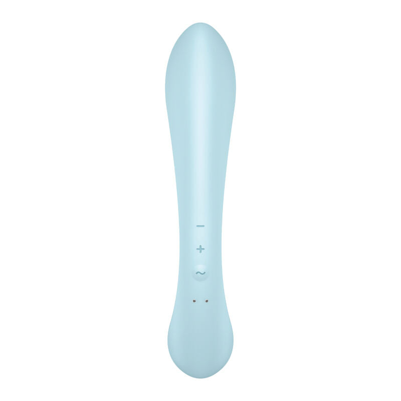 Satisfyer Vibrator- Triplu Oh Hibrid Vibrație Albastru